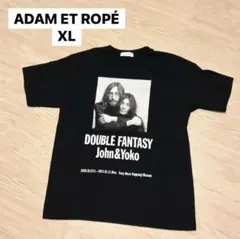 アダムエロペ×ダブルファンタジー　ジョンレノン＆オノヨーコ TシャツXL(LL)