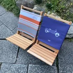 1980's ポストモダン フォールディング ビーチチェア 2脚セット 1980's ポストモダン フォールディング ビーチチェア 2脚セット - メルカリ
