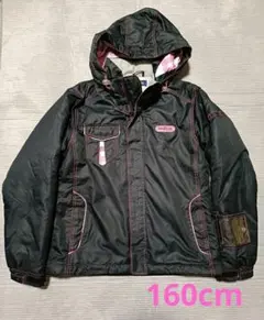 RESEEDA ジュニア用　スキーウエア 160cm ブラック/ピンク