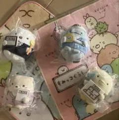 すみっコぐらし❣️オール4匹とミニタオル2枚