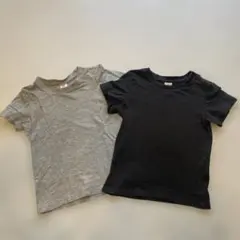 H&M オーガニックコットン Tシャツ 12-18M 2枚セット