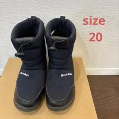 North Date ブーツ　ネイビー　size 20cm