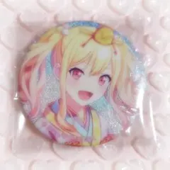 6c　天馬 咲希　グリッター缶バッジ　プロセカ