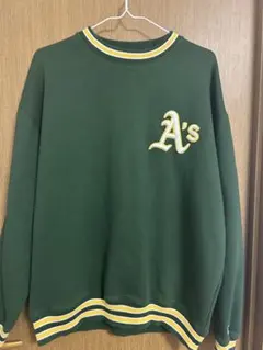 メジャーリーグ　美品ヴィンテージ　MLBアスレチックス　レプリカジャンパー メジャーリーグ 美品ヴィンテージ MLBアスレチックス レプリカ