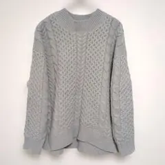 サマンサモスモス　Samansa Mos2　ニットセーター　F　ライトグレー