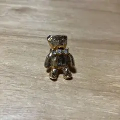ヴィンテージ　ゴールドカラー ベアモチーフ ピンブローチのサムネイル