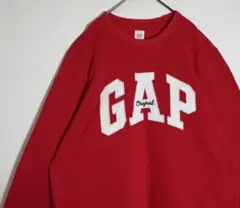 GAP ギャップ ビッグサイズ刺繍ロゴ　裏起毛　スウェット