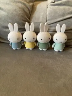miffyふさふさマスコット 4体セット