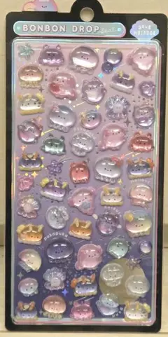 【限定】ボンボンドロップシール　アクアウィアドーズ　クラゲ　新江ノ島水族館