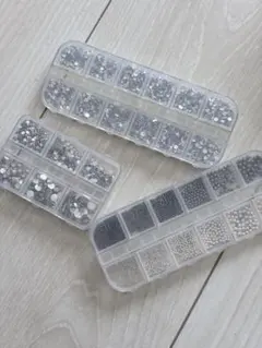 シルバー系ネイルパーツセット