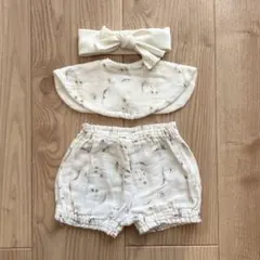 なぁ様専用　ベビースタイ・ブルマ・ヘアバンドのセット