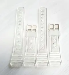 【匿名配送】CASIO F91w チープカシオ バンド ベルト チプカシ クリアのサムネイル