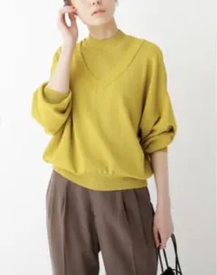 【セール！】新品 Opaque.Clip レイヤード風ドロップニット♡