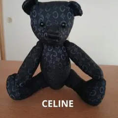 CELINE　セリーヌ　ぬいぐるみ　ベア　タオルハンカチ セリーヌ くまチャーム タオルハンカチセット マカダム柄