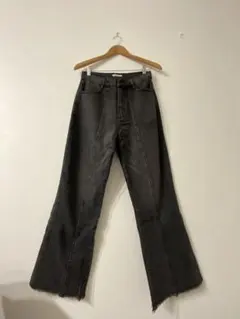 CLASSICAL ELF ブラック フレアパンツ デニム L