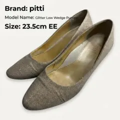 Pitti ピッティ ウェッジソールパンプス 23.5cm EEのサムネイル