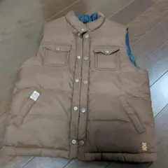 ミキハウス　リバーシブル　ダウンベスト　130