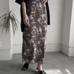 apart by lowrys オオバナナロースカート アパートバイローリーズ