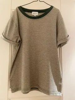 【美品】emi+ ボーダー柄Tシャツ　レディースのサムネイル