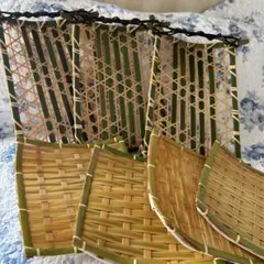 天ぷら　皿　ざる　7枚2種
