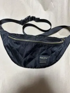 出品最後です。Legato Largo キルティングウエストポーチ ブラック