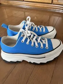 【限定値下げ】美品　コンバースALL STAR ローカット厚底スニーカー　箱無し