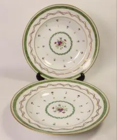 HAVILAND LIMOGES VIEUX PARIS 深皿　プレート　2枚 HAVILAND LIMOGES VIEUX PARIS 深皿 プレート 2枚 - メルカリ