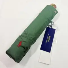 新品　POLO RALPH LAUREN ポロラルフローレン折りたたみ傘　雨傘のサムネイル
