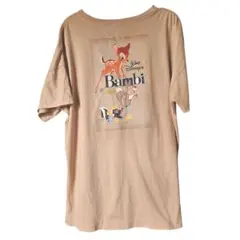 GU × Disney Bambi Tシャツ　バックプリント　サイドスリットのサムネイル