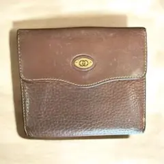美品】THE BRIDGE ザ ブリッジ 三つ折り財布 レザー ブラウン 本革
