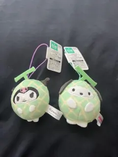 サンリオ 着ぐるみフルーツマスコット メロン クロミ ポチャッコ