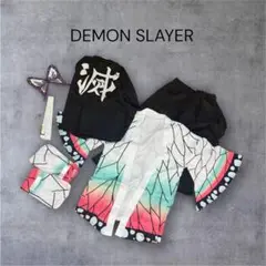 【新品】鬼滅の刃 胡蝶しのぶ コスプレ コスチューム 130cm