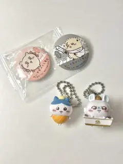 ちいかわ くら寿司 フィギア 缶バッチ