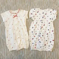 新生児　ツーウェイ・ドレスオール 2点セット