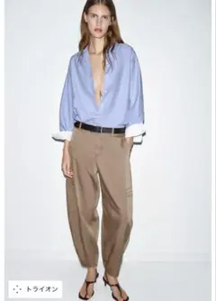 【新品未使用タグ付き】ZARA ベーシックオックスフォードシャツ　XSのサムネイル