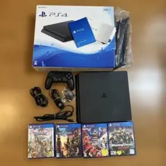 PS4本体 500GB Jet Black ゲーム4本付き
