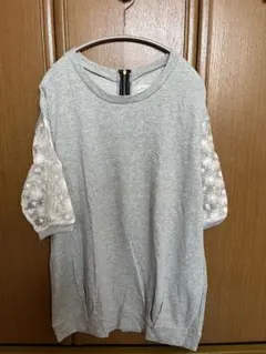 Discoat五分袖ロングシャツ