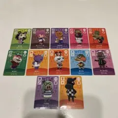 amiiboカード　1弾12枚セット　シュバルツなど　どうぶつの森