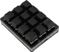 12キー メカニカルゲーミングキーボード 片手 マクロキーボード RGB