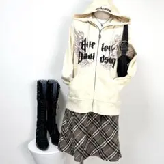 y2k❤️ BURBERRY BLUE LABEL チェック柄 ウール スカート