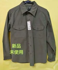 ユニクロ　カーキ オーバーシャツ