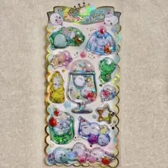 キラキラ ウォーターinシール クラックス 緑