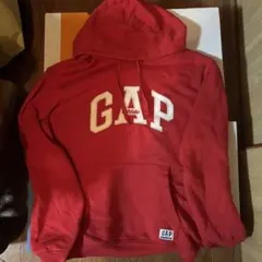 00,s〜　GAP LOGO HOODIE RED swag y2k