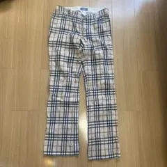 バーバリー　チェックパンツ　ブルーレーベル