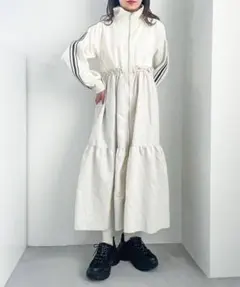 ジャージワンピース ロングワンピース