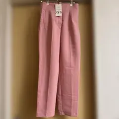新品　タグ付き　ZARA スラックス　Mサイズ ピンク
