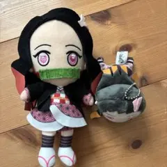 鬼滅の刃　禰豆子ぬいぐるみ２点