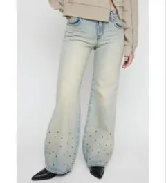 LAGUA GEM HEM STUDS フレアデニムのサムネイル