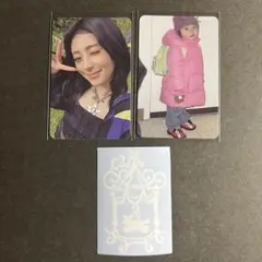 lesserafim シーグリ 2025 ユンジン トレカ ステッカー