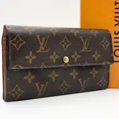 【良品】 ルイヴィトン ポシェット ポルトモネ クレディ モノグラム 2カード